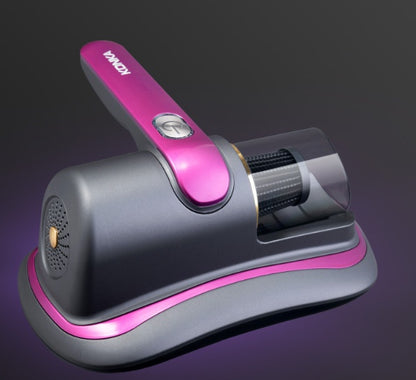 Cordless mite vacuum cleaner with UV technology