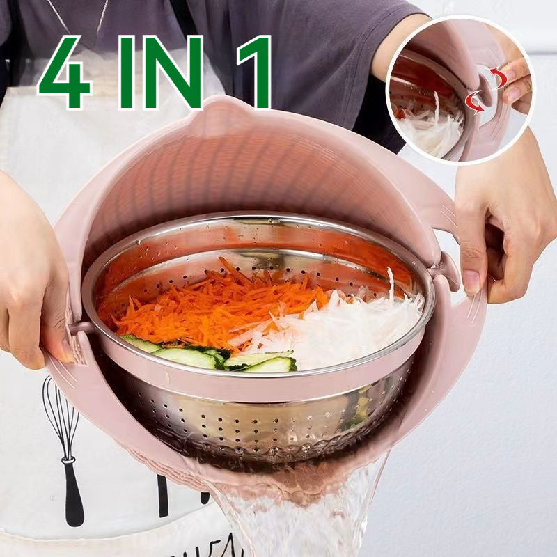 Multifunctional Sieve Set – 4-in-1 Kitchen Aid