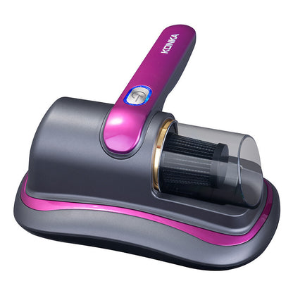 Cordless mite vacuum cleaner with UV technology